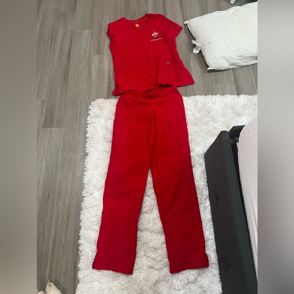 WonderWink Other - Red wonderwink scrub TOP ONLY.     size small